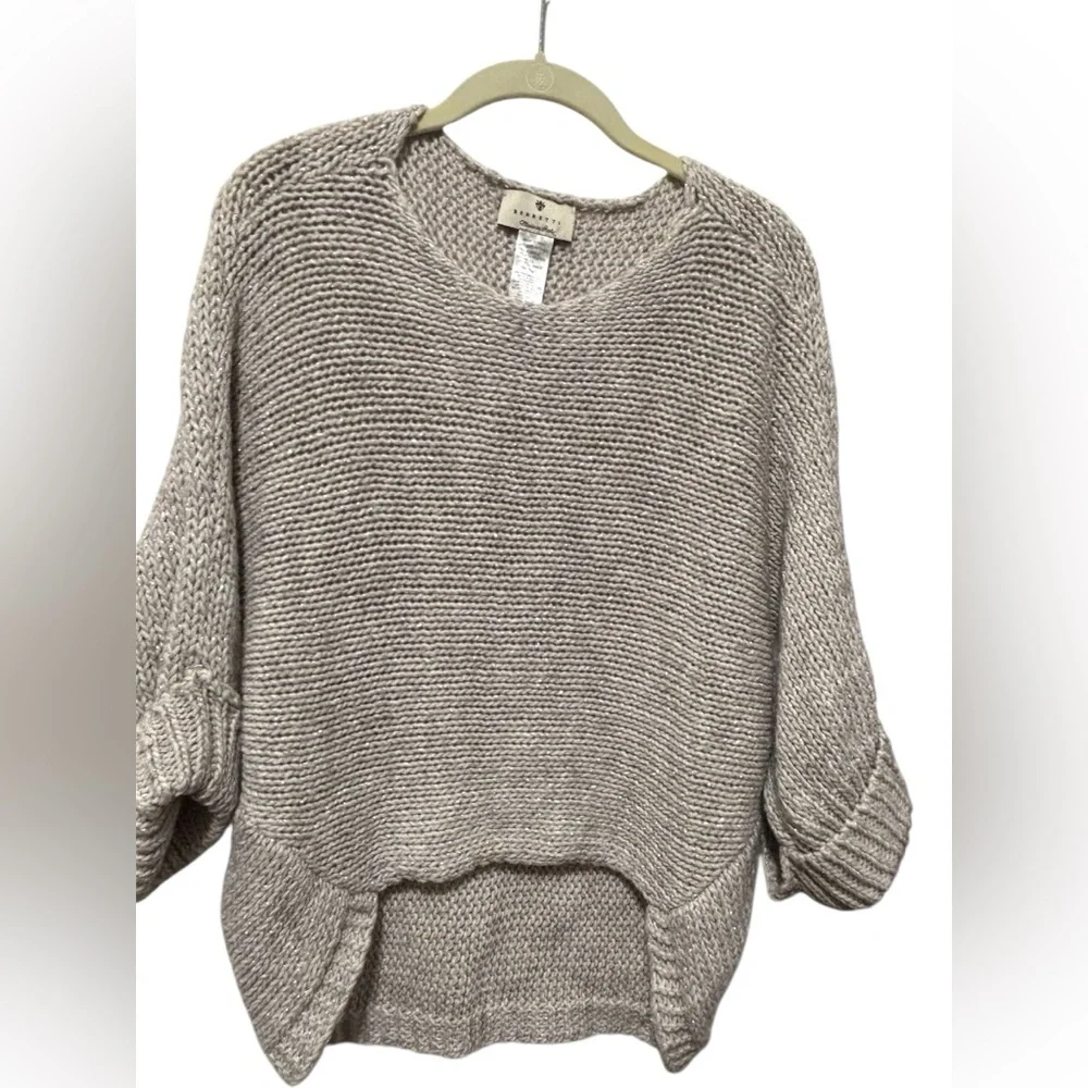 Berretti Metallic Knit Dolman Sleeve Sweater – Made in Italy - Picture 5 of 6